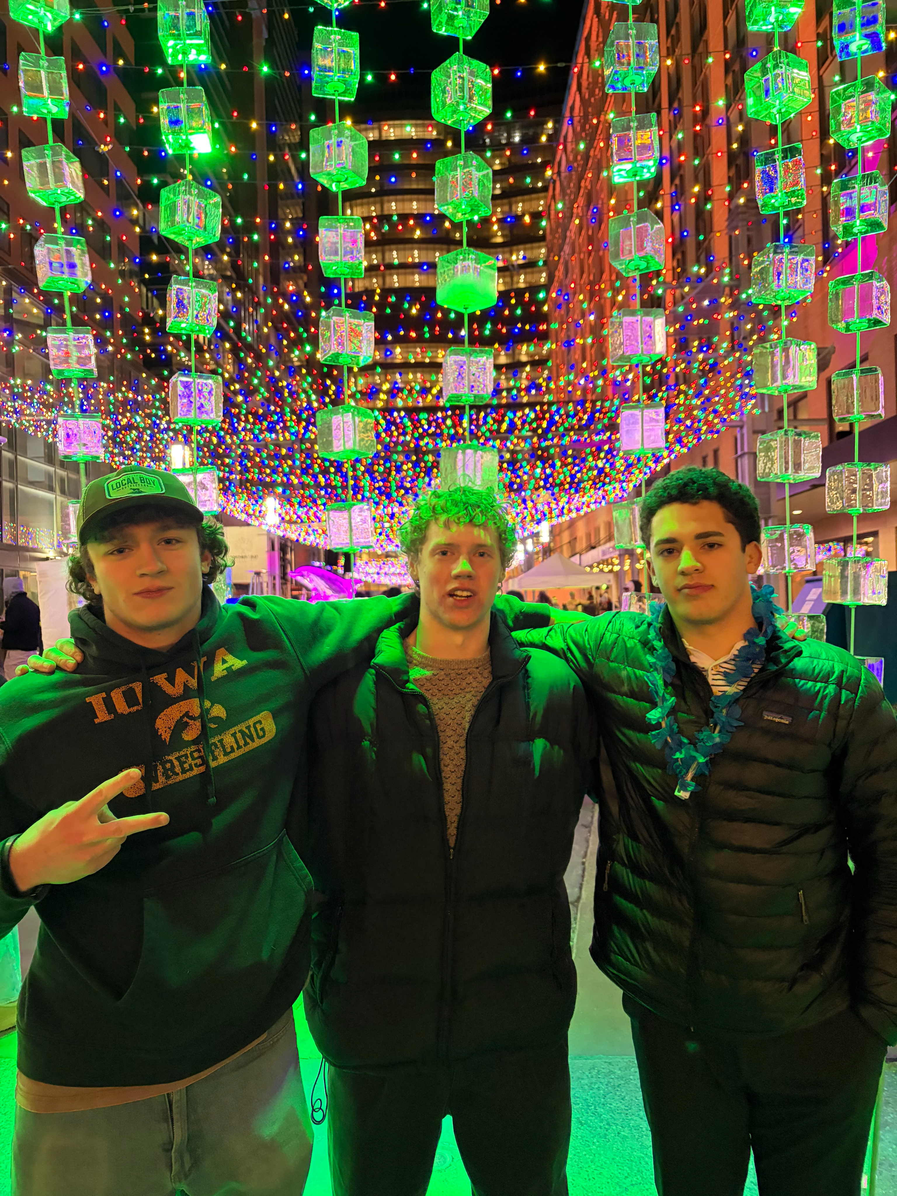 Person carrying flowers